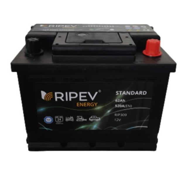 Picture of BATTERY RIPEV ENERGY 62Ah D 12V 240X175X190