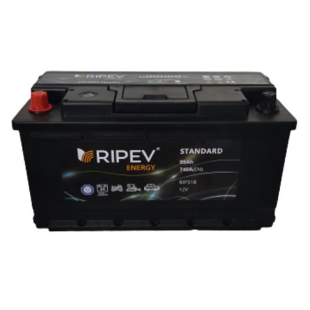 Imagem de BATERIA RIPEV ENERGY 95Ah (Positivo Esquerda)