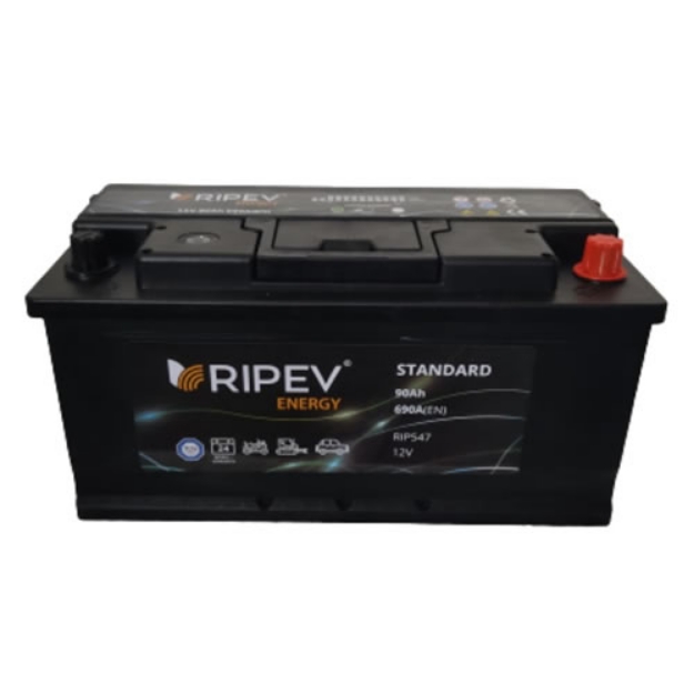 Imagem de BATERIA RIPEV ENERGY 90Ah (Positivo Direita)