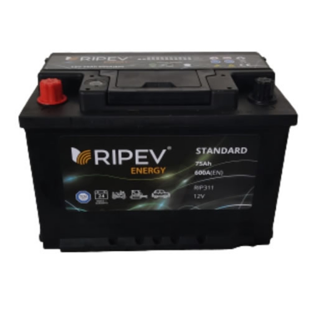 Picture of BATTERY RIPEV ENERGY 75Ah E 12V 275X175X190