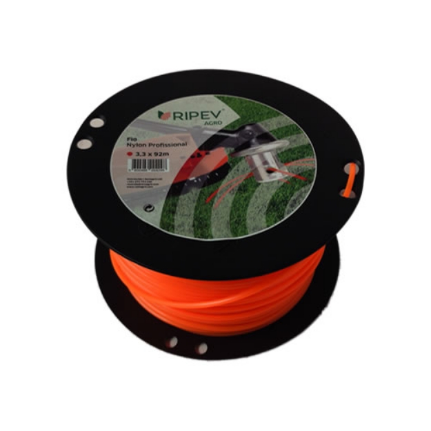 Imagem de Fio Nylon Redondo RIPEV - 3,3 X 92M						