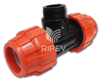 Mostrar detalhes para TÊ R/M a 90º 32 x 3/4” x 32 RIPEV  Imagem de TÊ R/M a 90º 32 x 3/4” x 32 RIPEV