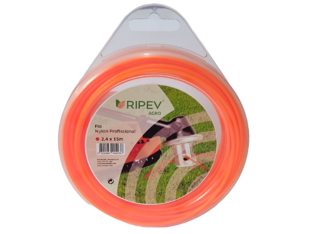 Imagem de Fio Nylon Redondo RIPEV - 2,4 X 15M