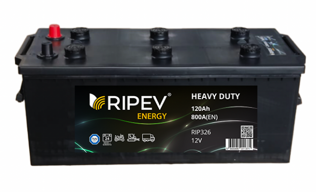 Imagem de Bateria Heavy Duty RIPEV - 120Ah Positivo à Direita