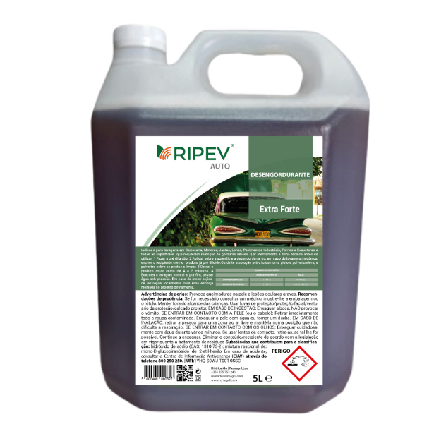 Imagen de Desengordurante Extra Forte RIPEV Auto 5L