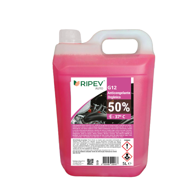 Imagen de ANTICONGELANTE ORGÁNICO 5L 50% G12 ROXO