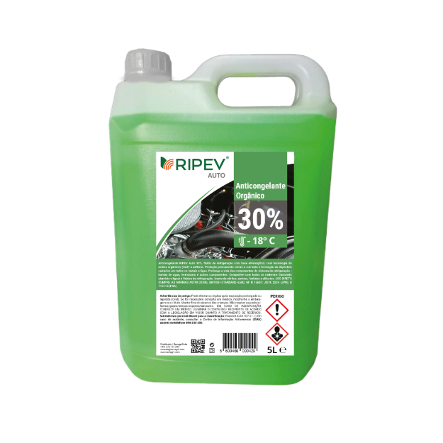 Imagen de ANTICONGELANTE ORGÁNICO 5L 30% VERDE